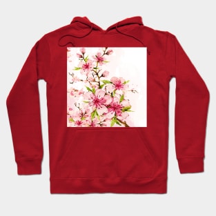 Watercolor Spring Flowers 2 Hoodie